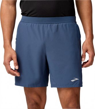 Brooks Journey 7 2-In-1 Short In Blue Slate