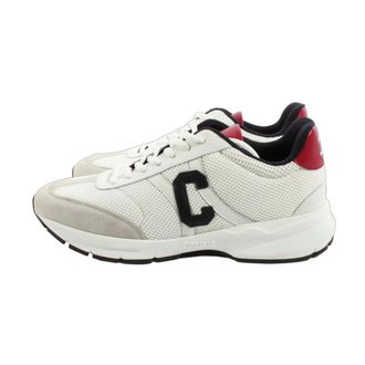 Celine Sneakers, female, White, Size: 10 US Cr-02 Low Lace-Up