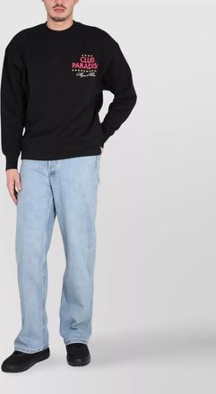 Msgm logo print sweatshirt