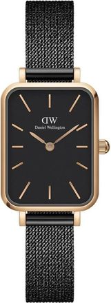 Daniel Wellington Quadro Pressed Ashfield - Dames - Horloges - Zwart - ONE Size - Accessoires