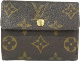 Louis Vuitton Pre-owned Wallets, female, Brown, Size: ONE SIZE Pre-owned Monogram Coin Case