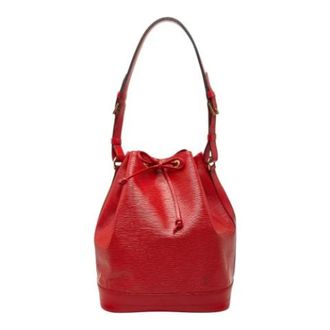 Louis Vuitton Pre-owned Bucket Bags, female, Red, Size: ONE SIZE Pre-owned No&eacute; Shoulder Bag