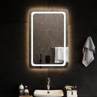 vidaXL Espejo De Ba&ntilde;o Con Led 60x90 Cm Vidaxl