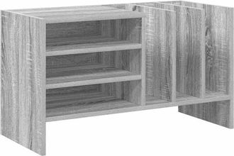 vidaXL Mueble Para Discos De Vinilo Gris Sonoma 78.5 X 35 X 45 Cm Vidaxl