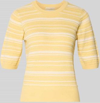 Scotch & Soda Strickpullover aus Baumwoll-Mix in Hellgelb, Gr&ouml;&szlig;e XL
