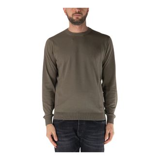 FILIPPO DE LAURENTIIS Truien & Vesten, Heren, Bruin, XL, Essentiële Crewneck Trui