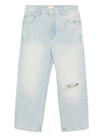 Free People Deep Trance Dropped Boyfriend Jeans - Blue