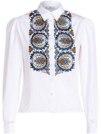 Etro Camicia con stampa paisley - Bianco