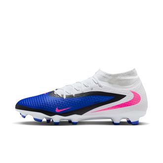 Nike Mens Phantom 6 High Academy Multi-Ground Soccer Cleats in Blue | HQ2278-446