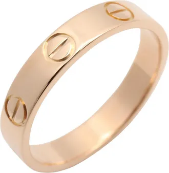 Cartier Gold Pink Gold (18K) Band Ring (Pre-Owned)