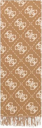 Guess Nolana Sjaal - Dames - Wintersjaals - Beige - ONE Size - Polyester - Accessoires