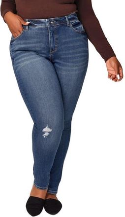 Slink Jeans High Waist Skinny Jeans in Lydia at Nordstrom, Size 16W
