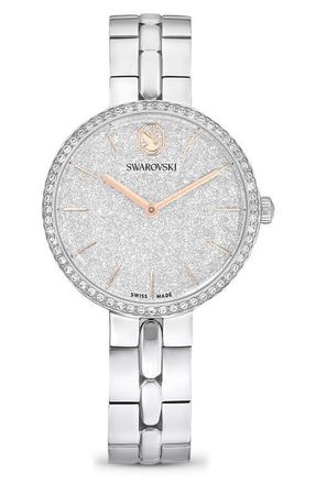 Swarovski Cosmopolitan Bracelet Watch, 40mm in Silver at Nordstrom