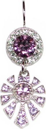 Mariana Womens Dunaway Matcha Earrings In Pink / Lavender