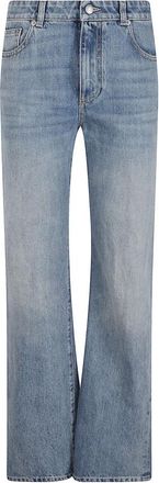 Alexander McQueen Straight Jeans - Dames - Regular Fit Jeans - Blauw - W26 - Denim - Jeans