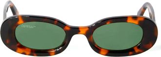 Off-white Sunglasses Oeri087 6055 Amalfi Havana/Green Unisex