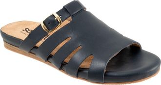 Softwalk Carolina Slide Sandal in Navy at Nordstrom, Size 10.5