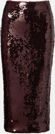 Rotate Gonna a tubino Georgia con paillettes