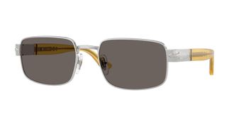 Persol PO1022S 518/B1 Mens Sunglasses Silver Size 58