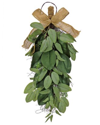 National Tree Company 26In Eucalyptus And Magnolia Leaf Swag