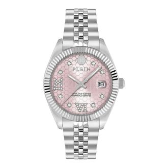 Philipp Plein Date Superlative Crystal - Dames - Horloges - Roze - ONE Size - Accessoires