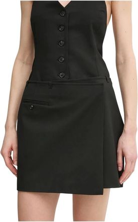 Sams&oslash;e & Sams&oslash;e Saneem Rok - Dames - Rokken - Zwart - Maat: XS Viscose