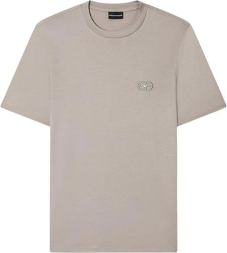 Emporio Armani T-Shirt - Heren - T-shirts - Grijs - L - Tops