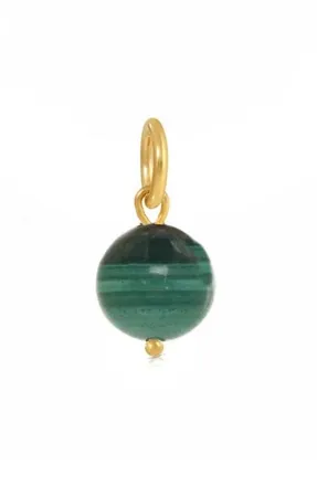 Kozakh Malachite Charm in Gold at Nordstrom
