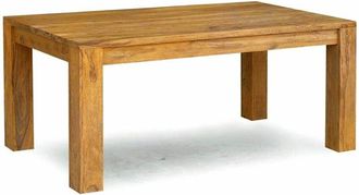 Massivmoebel24 tavolo da pranzo in legno di Sheesham / palissandro 240x100x76 marrone oliato nature brown 828