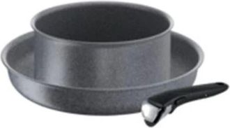 T-fal Set De 1 Sart&eacute;n De 28cm Y 1 Cazo De Aluminio Antiadherente De 20cm + Asa - L6829202 Tefal