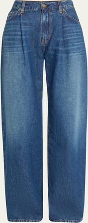 Ramy Brook Kailani Mid-Rise Wide-Leg Jeans