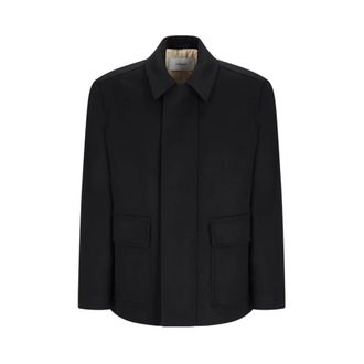Lardini Jassen, Heren, Zwart, L, Wol, Overjacket