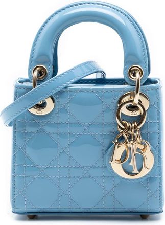 Dior Pre-owned Dior Micro Patent Cannage Lady Ladies 1B8C6QHJL2V0XU6F