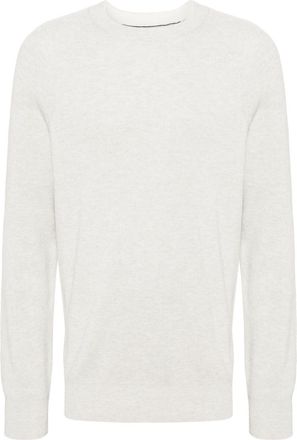 Brunello Cucinelli ribbed-knit cotton jumper - men - Cotton - 54 - Grey