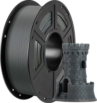OEM Filamento Para Impresi&oacute;n 3d, 1,75 Mm De Di&aacute;metro, Material Ecol&oacute;gico, 10 Kg, Textura Gris