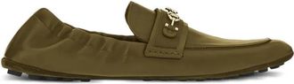 Ferragamo Mens Green Loafers, US Size 7