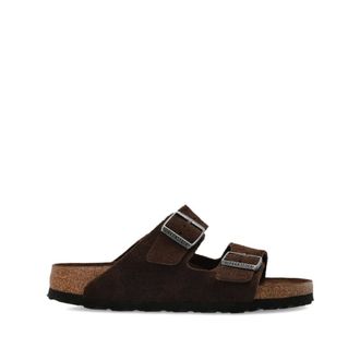 Birkenstock Sliders, female, Brown, Size: 12 US Arizona