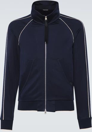 Tom Ford Felpa in jersey con zip
