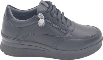 Stonefly 221734 Sneakers - Dames - Sneakers - Zwart - 38 EU - Leer - Schoenen