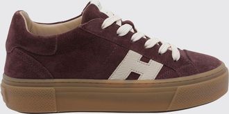 Hogan Sneakers Crosswind in pelle scamosciata con suola platform