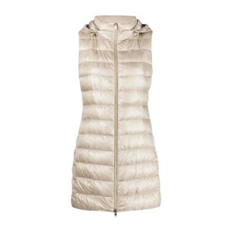Herno Vests, female, Gray, Size: S Piumino Gilet Medio Ultralight