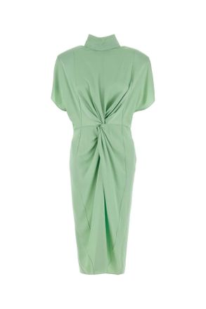Stella McCartney Stella Mc Cartney Mint Green Satin Dress