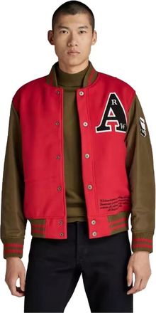 G-Star Heren G Star Jas - Heren - Bomber jackets - Rood - S - Jassen