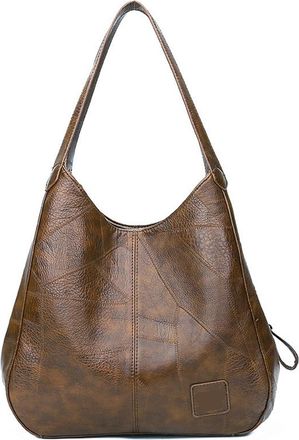 Generic Compatible For Vintage Women Hand Bag Handbags Shoulder Tote Female Top-handle Bags(Coffee)