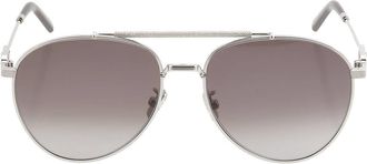 Dior CD LINK R1U Grey Gradient Pilot Mens Sunglasses DM40068U 16B 56