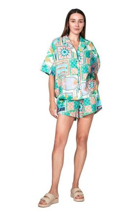 Walnut Melbourne Tropez Short in Copacabana at Nordstrom, Size 4