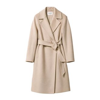 Max Mara Dames, Mantels, Beige, Maat: 2XS Wol