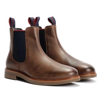 Ben Sherman Walker Chelsea Leren Heren Bruine Boots
