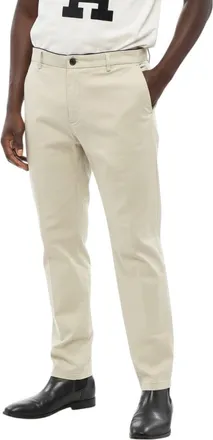 Department Five Off White Slim Trousers