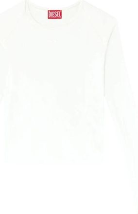 Diesel Tops, Dames, Wit, XS, Katoen, Long Sleeve Top